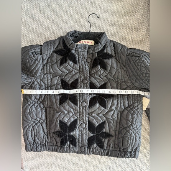 Free People Quinn Quilted Jacket – Black – Size Small – Brand New With Tag - Picture 12 of 16